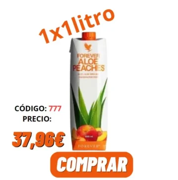 aloe peaches 1l